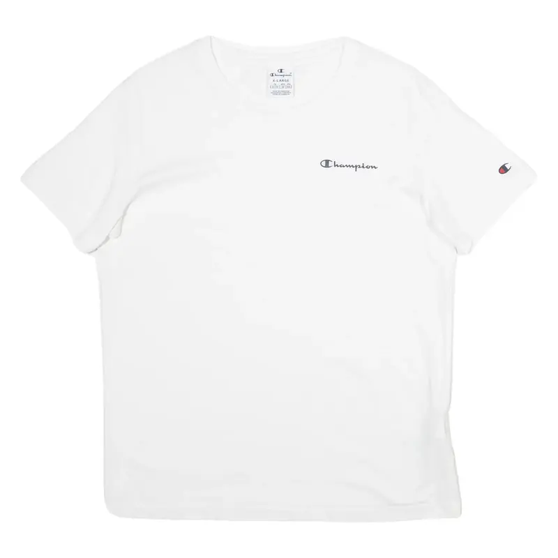 CHAMPION Womens T-Shirt White XL