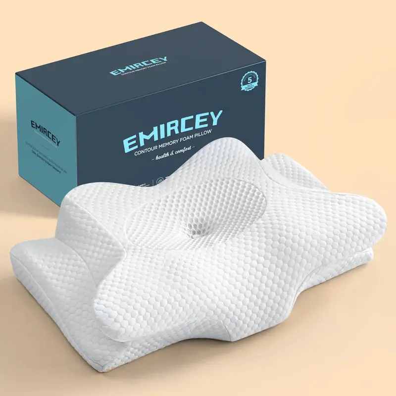 Emircey Home Memory Foam Pillow -  Memory Foam for Comfortable Sleep,  Pillow for Deep Sleep, Different Sleep Positions, Bedd...