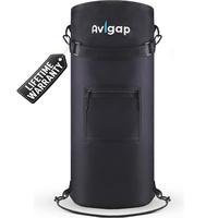 Boat Trash Can, 100% Odor & Leak Resistant, Portable, Reusable, 10-13 Gal Garbage Bag Snaps Inside, Easy to Install & Clean, ...