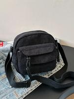 Women's Casual Plain Zipper Stylish Crossbody Bag, Fashionable Phone Wallet Bag for Daily Used, Casual Trendy Versatile & Hig...