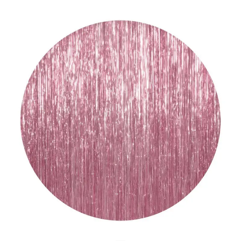 Aperturee Circle Pink Glitter Party Round Backdrops For Wedding | Stage Rustic Wedding Backdrop | Backdrop For Indian Wedding...