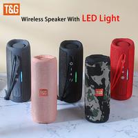 T&G365 Wireless Speaker - Immersive Surround Sound,36V Rechargeable , LED Lights, Portable Design, Built-in Mic, USB Charging...