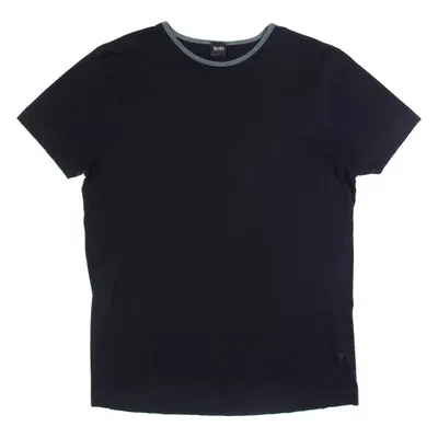 HUGO BOSS Mens T-Shirt Black L