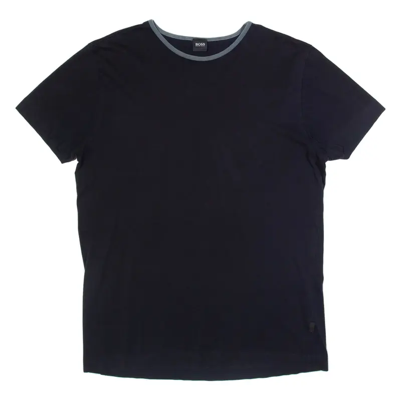 HUGO BOSS Mens T-Shirt Black L