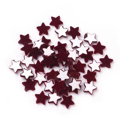 Flocky Acrylic Cabochons