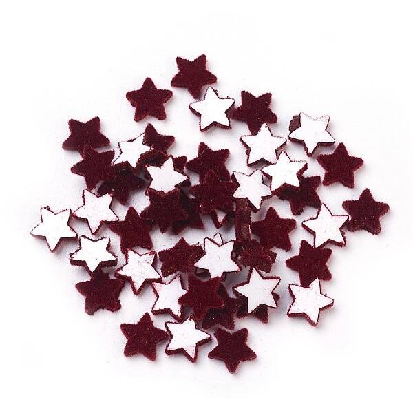 Flocky Acrylic Cabochons