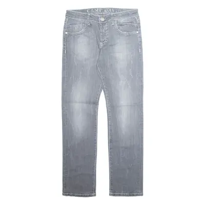 CAMP DAVID Robin Mens Jeans Grey Slim Tapered Stone Wash W33 L34