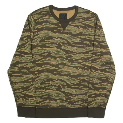 ABERCROMBIE & FITCH Mens Sweatshirt Green L