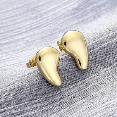 Brass Stud Earrings
