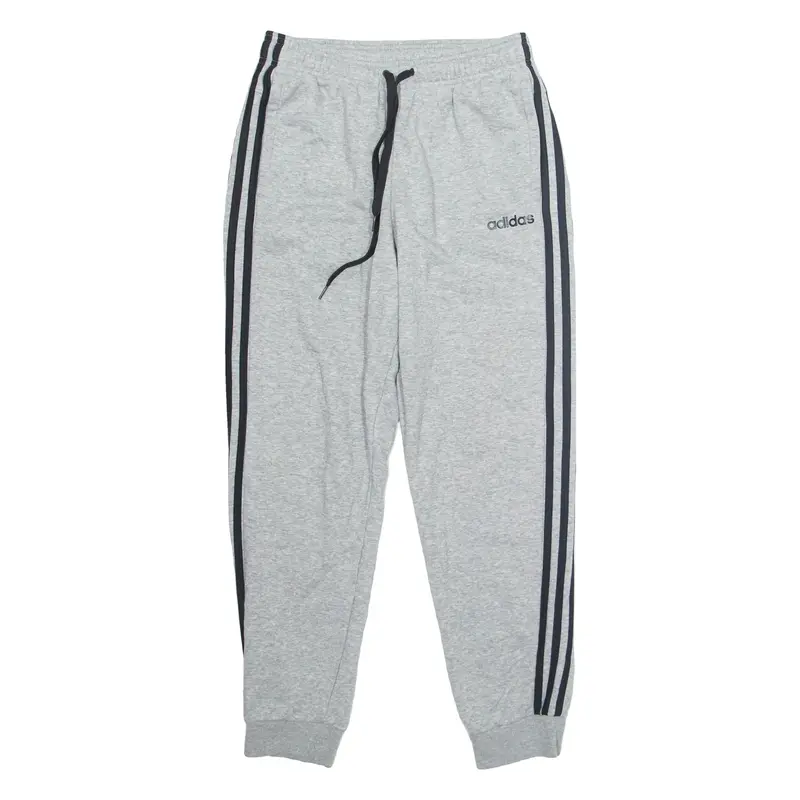 ADIDAS Mens Joggers Grey Tapered M W28 L28