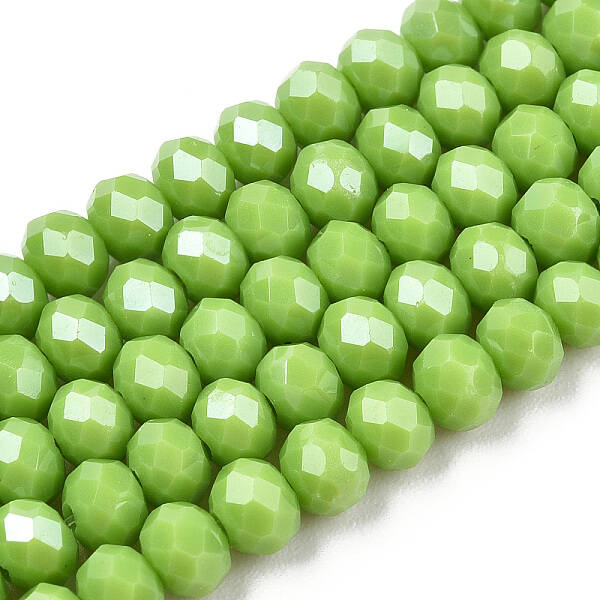 Electroplate Glass Beads Strands
