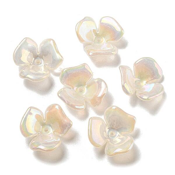 AB Color Plated Acrylic Beads