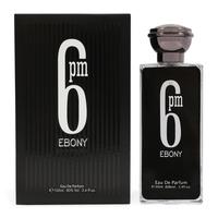 6PM Ebony Spray Perfume Eau De Parfum for Men 100ml 3.4fl.oz. - Men's Fragrance