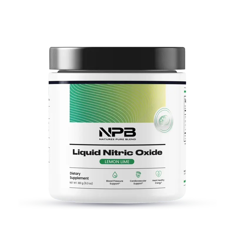Liquid Nitric Oxide - Supports Blood Pressure, Circulation, Heart Healthy Energy, Supplement Edible, Nitric Oxide Booster, Re...