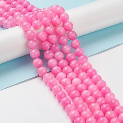 Natural Mashan Jade Round Beads Strands