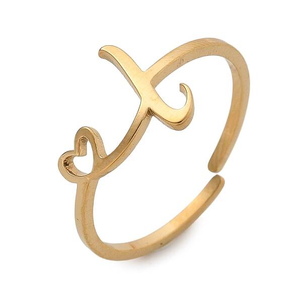 304 Stainless Steel Cuff Rings for Women