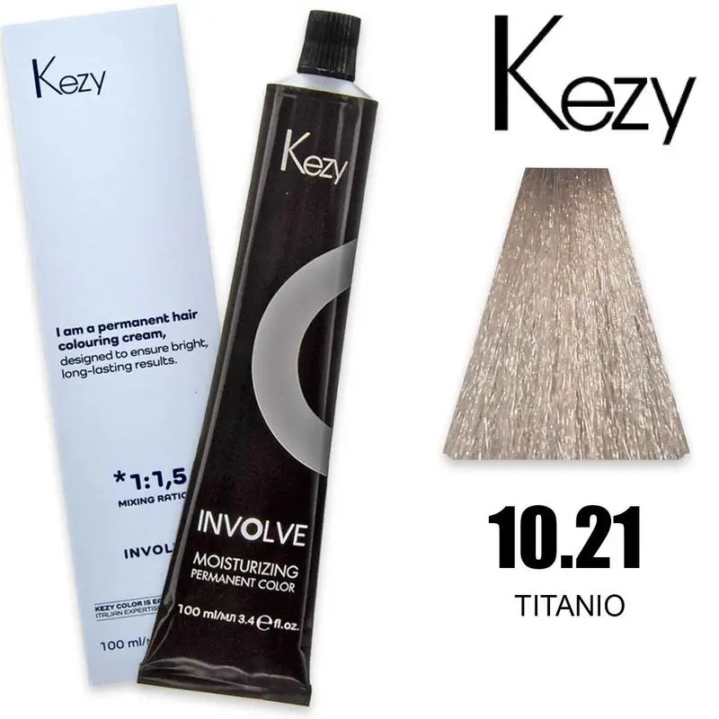 Kezy Involve Color 100 Ml Titanio 10.21