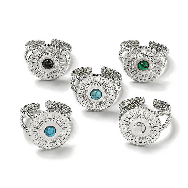 304 Stainless Steel Open Cuff Rings