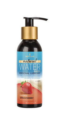 Natural Water-Based Personal Lubricant - Strawberry 4 Fl. Oz. (125ml) Bottle