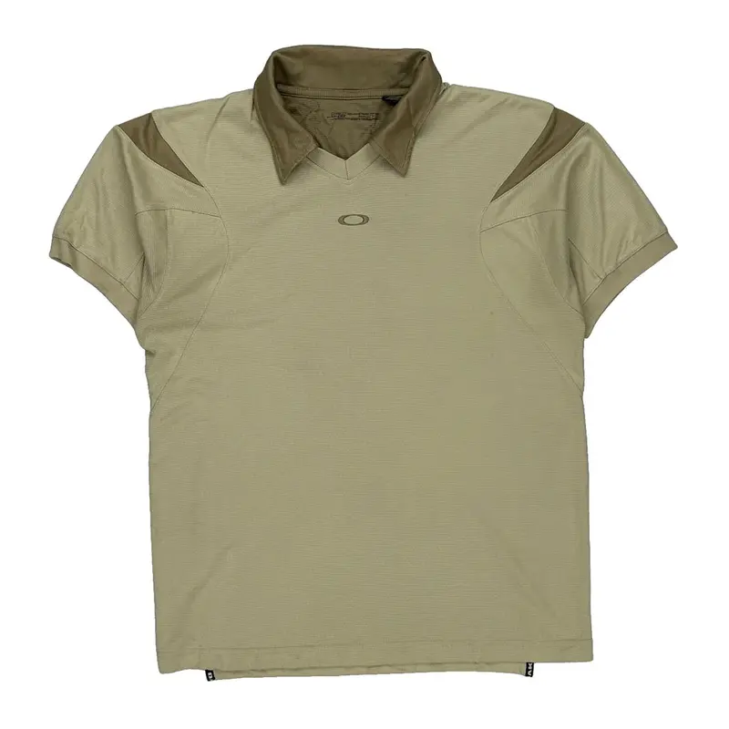 Oakley Polo Shirt - Medium Beige Polyester