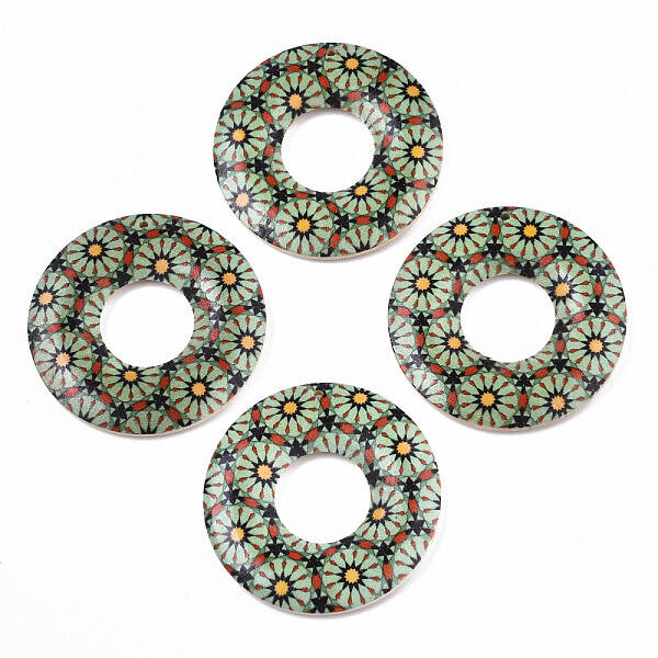 Printed Wood Pendants