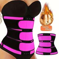 Women's Adjustable Hook & Eye Closure Waist Trainer, Tummy Control Sauna Sweat Belt, Waist Cincher for Women, Waist Trainer f...