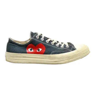 CONVERSE Chuck 70 2019 Comme Des Garcons Low Top Trainers Black Canvas Mens UK 10