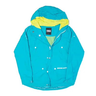 NBA Miami Heat Jacket Blue Hooded Shell Womens S