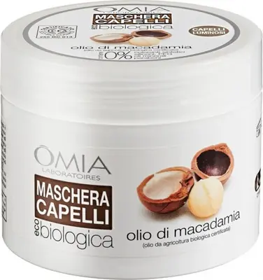 Omia Hair Mask Oil Of Macadamia 250 Ml