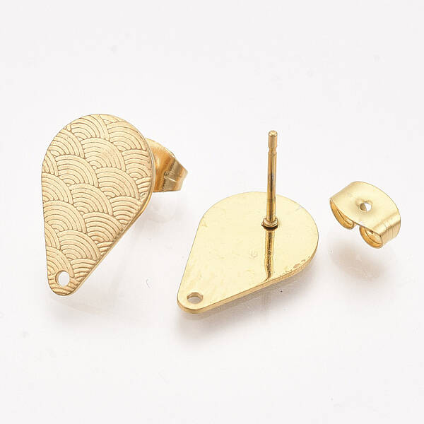 304 Stainless Steel Stud Earring Findings