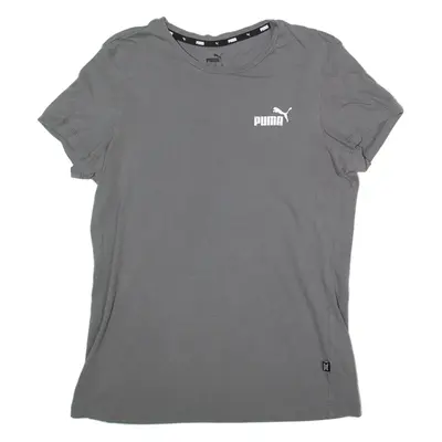 PUMA T-Shirt Grey Short Sleeve Womens M