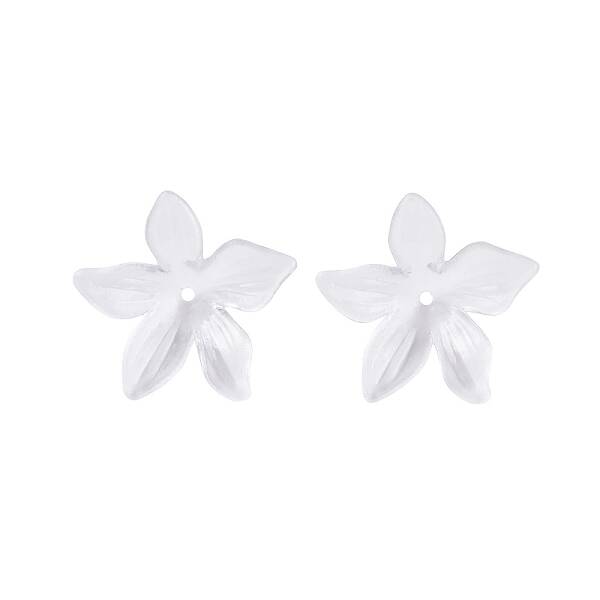 Transparent Acrylic Bead Caps