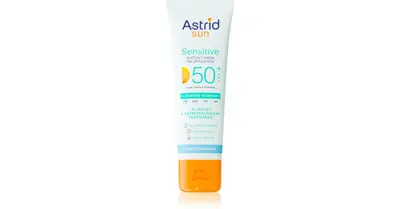 Astrid Sun Sensitive Face Tanning Cream SPF 50+ Waterproof 50ml