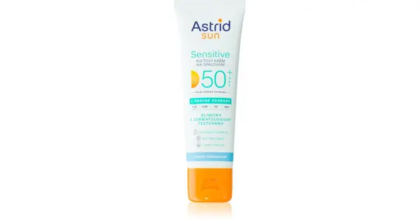 Astrid Sun Sensitive Face Tanning Cream SPF 50+ Waterproof 50ml