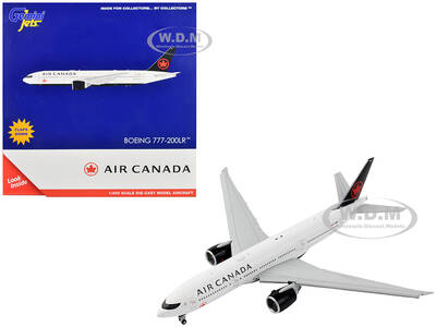 Boeing 777-200LR Commercial Aircraft with Flaps Down \