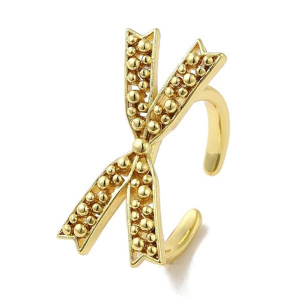 Rack Plating Brass Cuff Rings