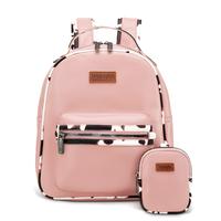 Wrangler [Live] Moo Moo Cow Print Backpack for Women with Change Purse