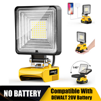 20v Max Led Work Light for Dewalt 20v Battery, Battery Not Included, 30W 3000LM Cordless Battery Lamp, Flood Light Flashlight...