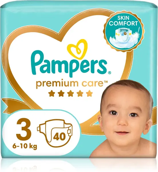 Pampers Premium Care size 3 disposable diaper 6-10 kg 40 pieces