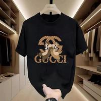 American Trendy Brand Printing Men's and Women's Summer Loose Couple Tops Spring Cotton T-shirts Luxury Comfortable T-shirts