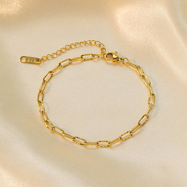 304 Stainless Steel Link Chain Braclets