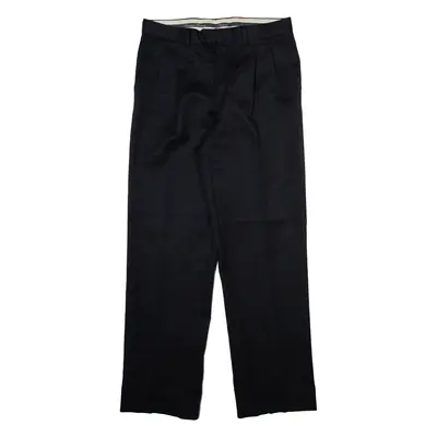 SARTORIA ITALIANA Mens Trousers Grey Regular Straight Wool W30 L30
