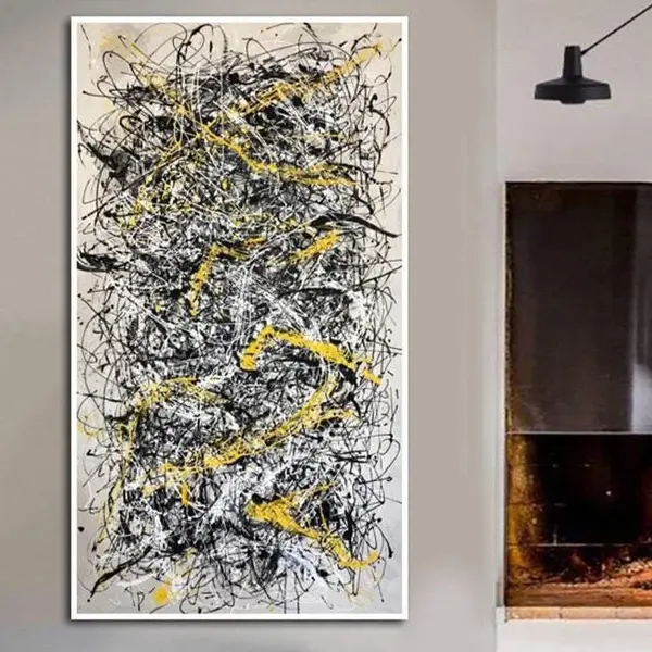 Colorful Abstract Impressive Artwork Original Painting On Canvas | INTERTWINING FATE