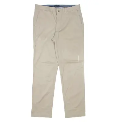 NAUTICA Trousers Beige Regular Straight Mens W34 L32