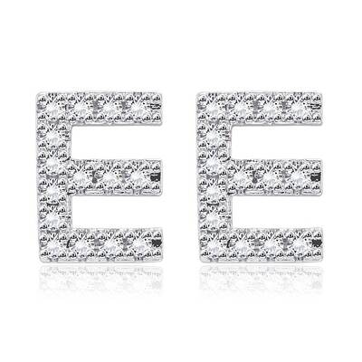Brass Cubic Zirconia Stud Earrings