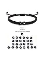 26 Letters & Heart Design Braided Drawstring Bracelet As Gift, Braided Stackable Bracelets for Women and Men Back To School, ...
