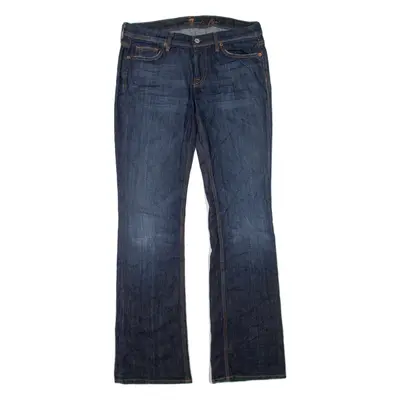 7 FOR ALL MANKIND Womens Jeans Blue Regular Bootcut W32 L34
