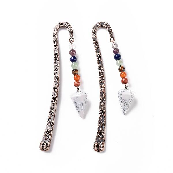 Synthetic Howlite Bookmark