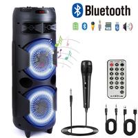Portable BT Stereo Speaker Dual 6.5\