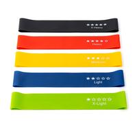 Resistance Bands for Working Out, Exercise Bands with 5 Resistance Levels Fit for Home Fitness, Strength Training, Natural La...